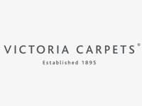 Victoria Carpets logo grey bg