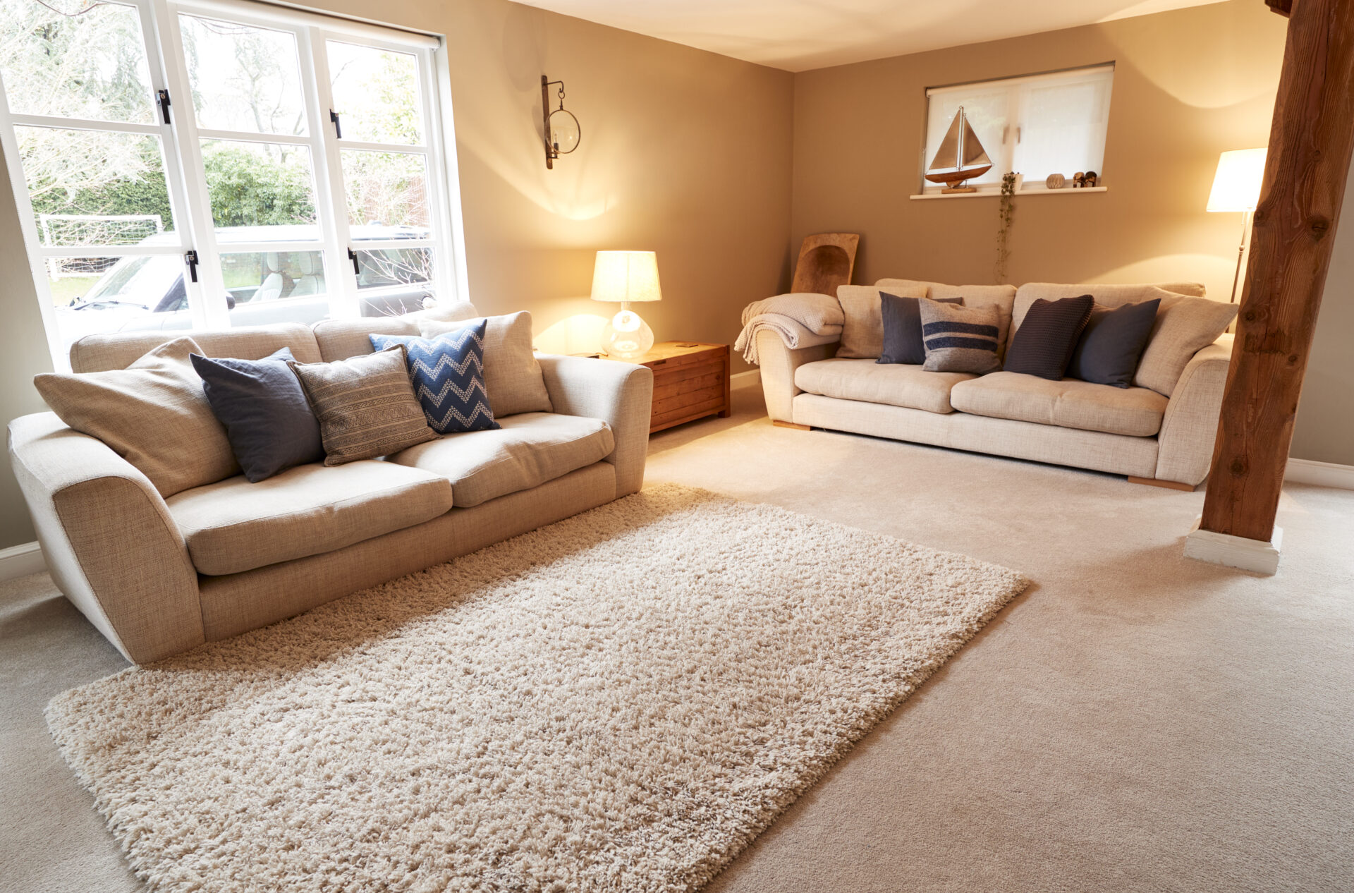rug in living room